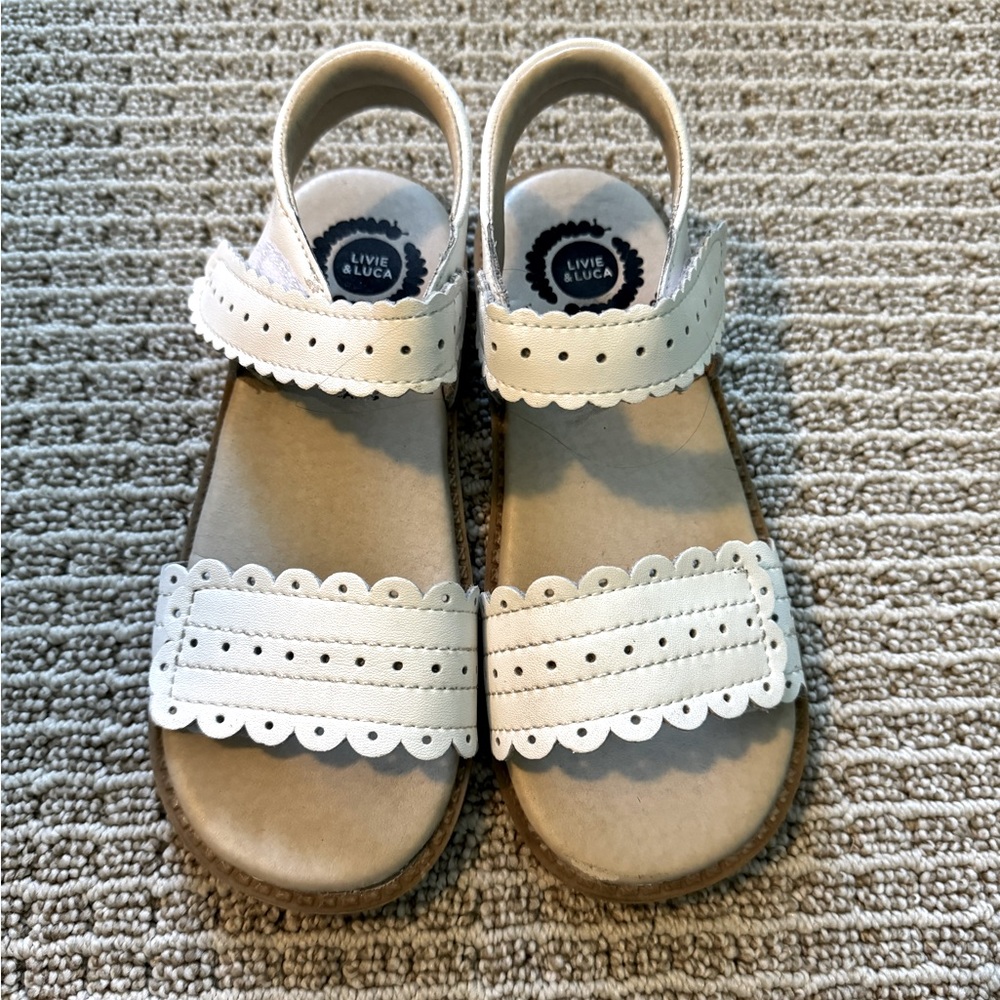 Livie & Luca White Sandals Size 13